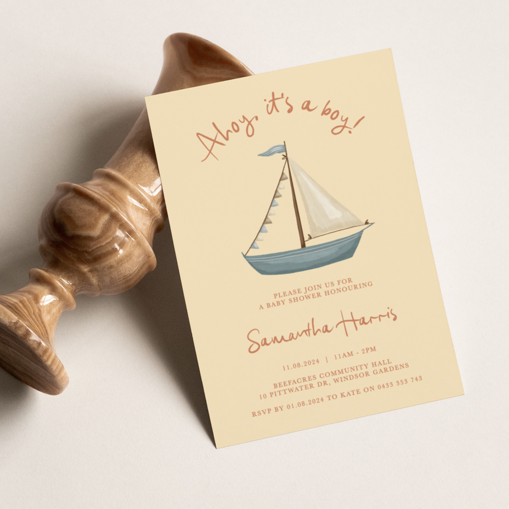 Ahoy Invitation