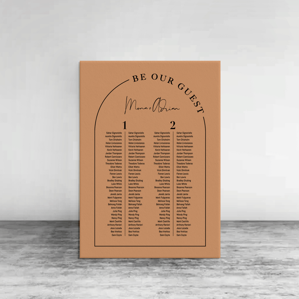 At Last Seating Chart