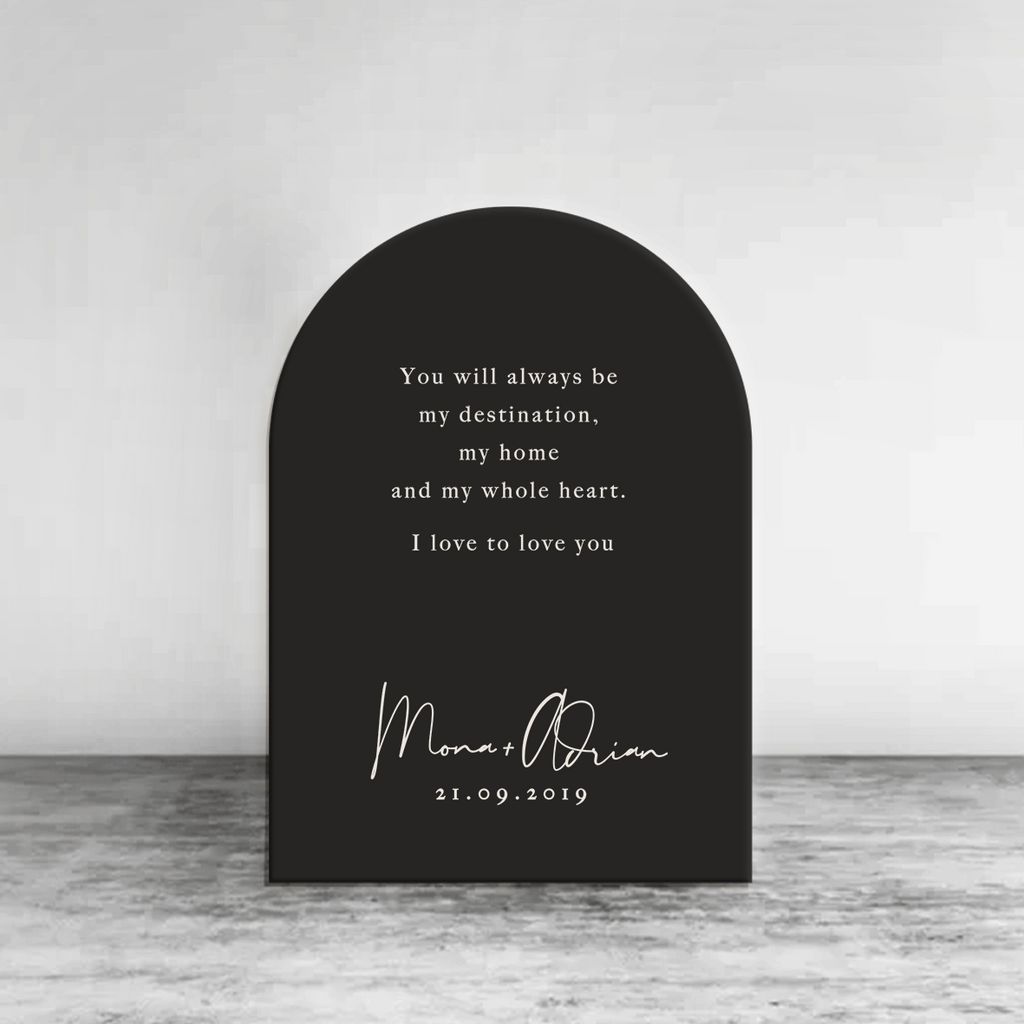 At Last Welcome Sign