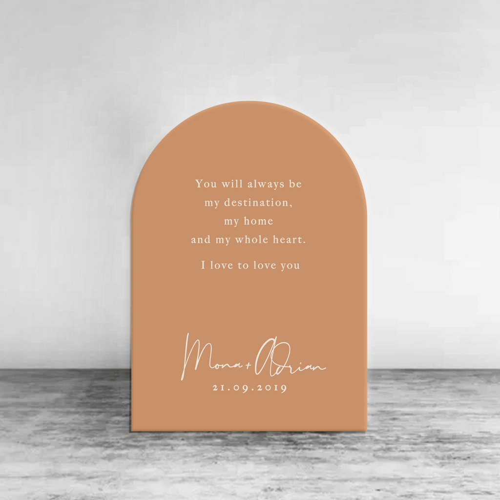 At Last Welcome Sign