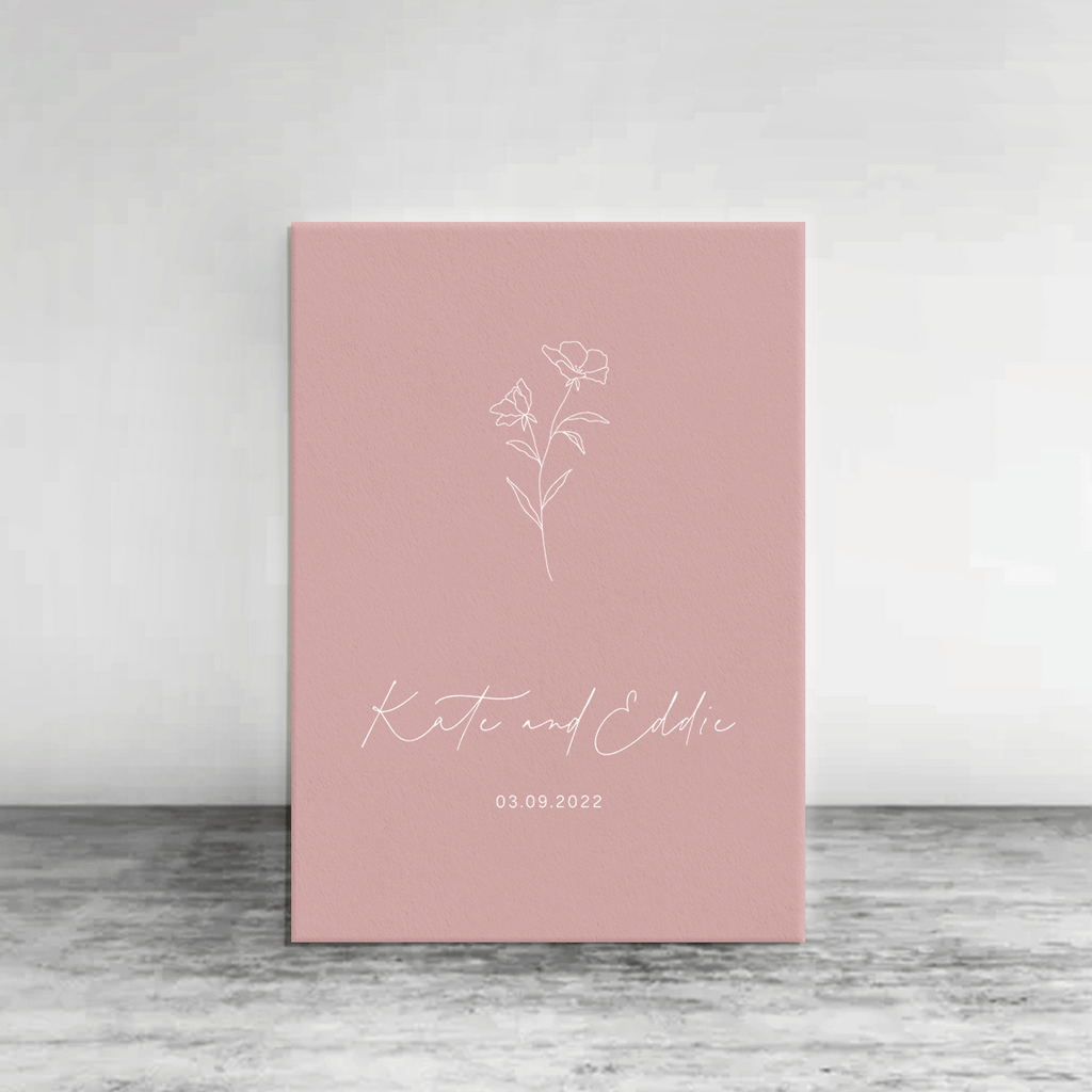 Bouquet Welcome Sign