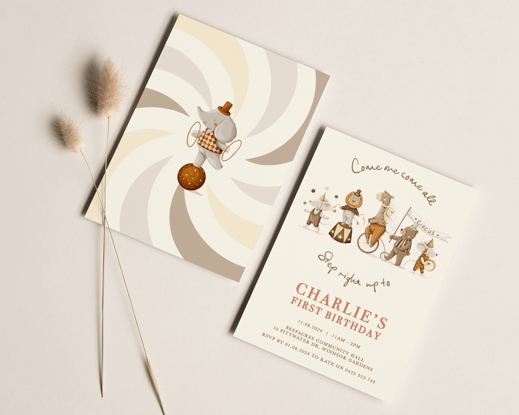 Circus Invitation Template