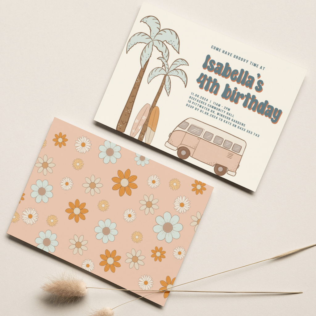 Groovy Girl Invitation