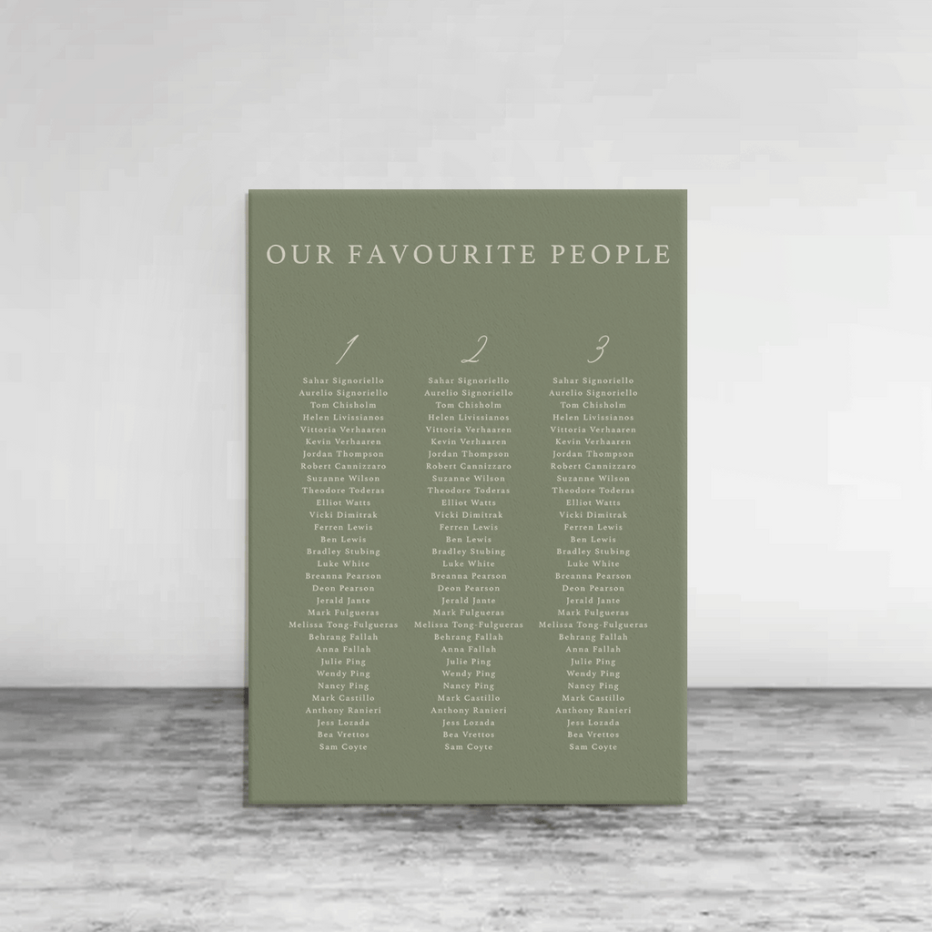 Magnolia Seating Chart