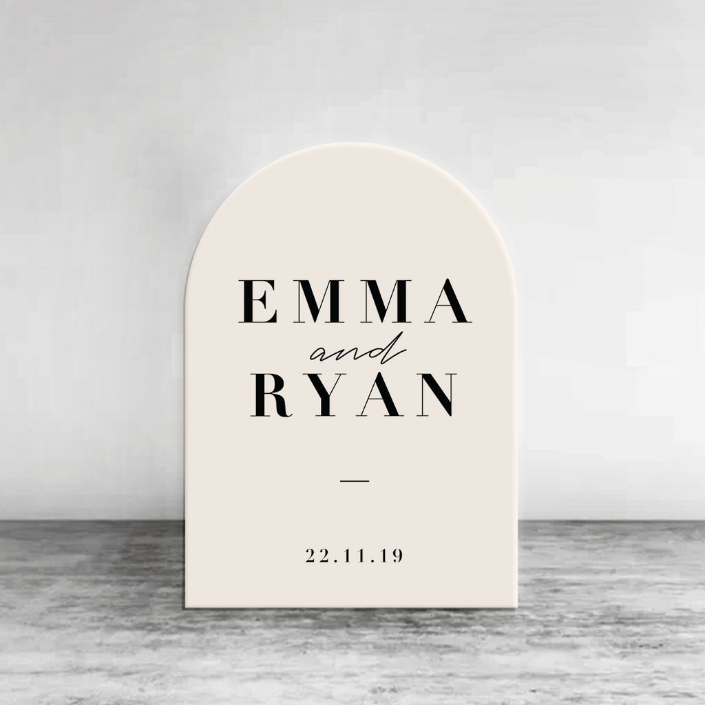 Minimal Welcome Sign