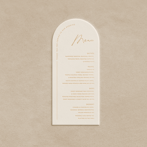 Olivia Menu