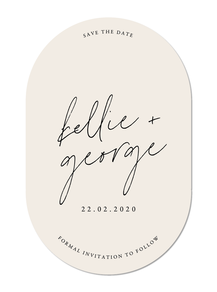 Initials Save the Date