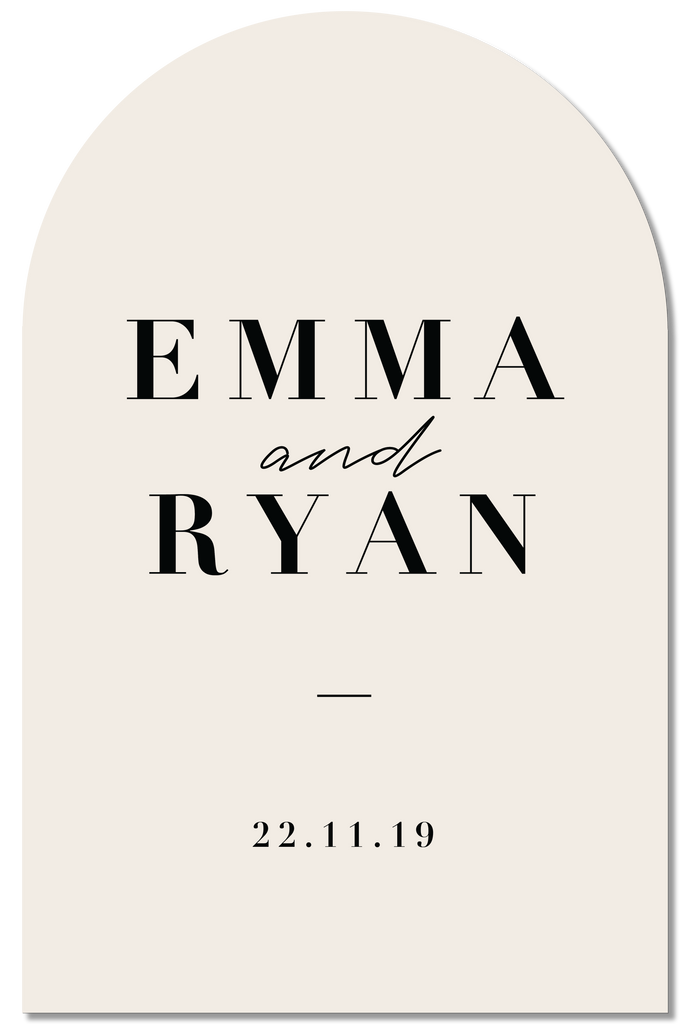 Minimal Welcome Sign