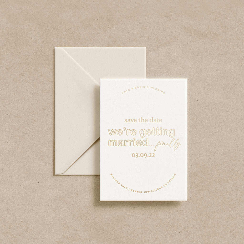 Outlines Save The Date