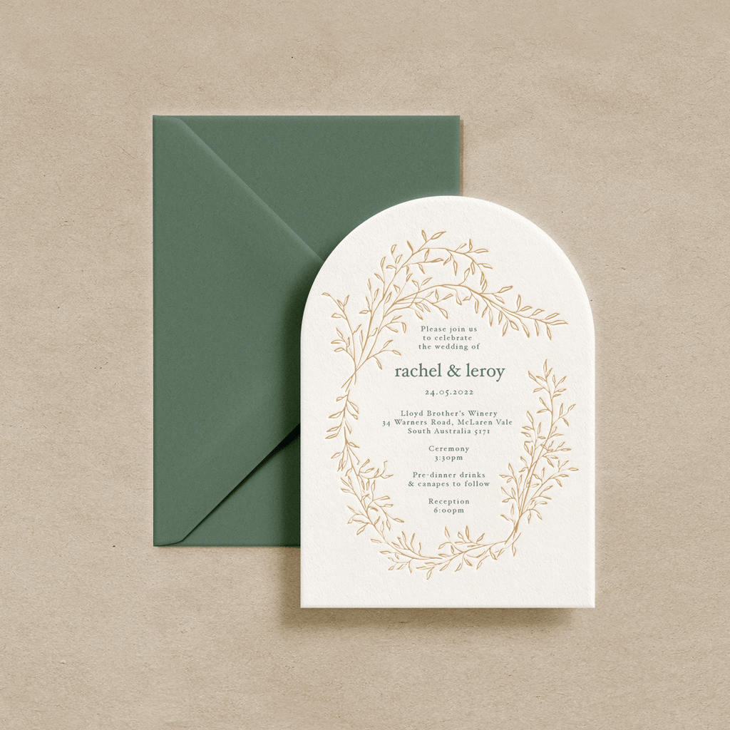 Wreath Invitation