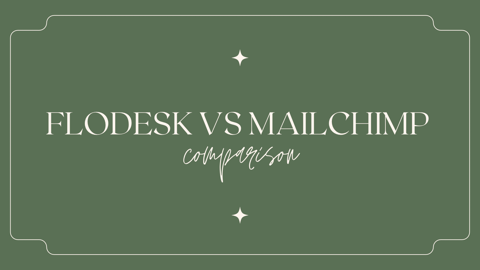 Flodesk vs Mailchimp - A bite-sized comparison