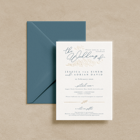 Floral Luxe Invitation