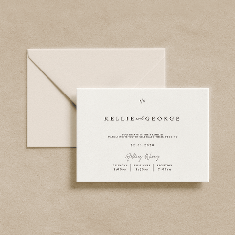 Initials Invitation Package
